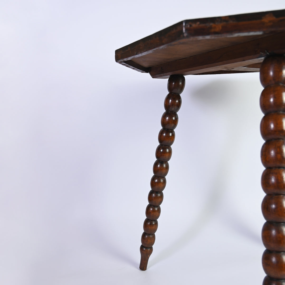 Mahogany Bobbin legged side Table