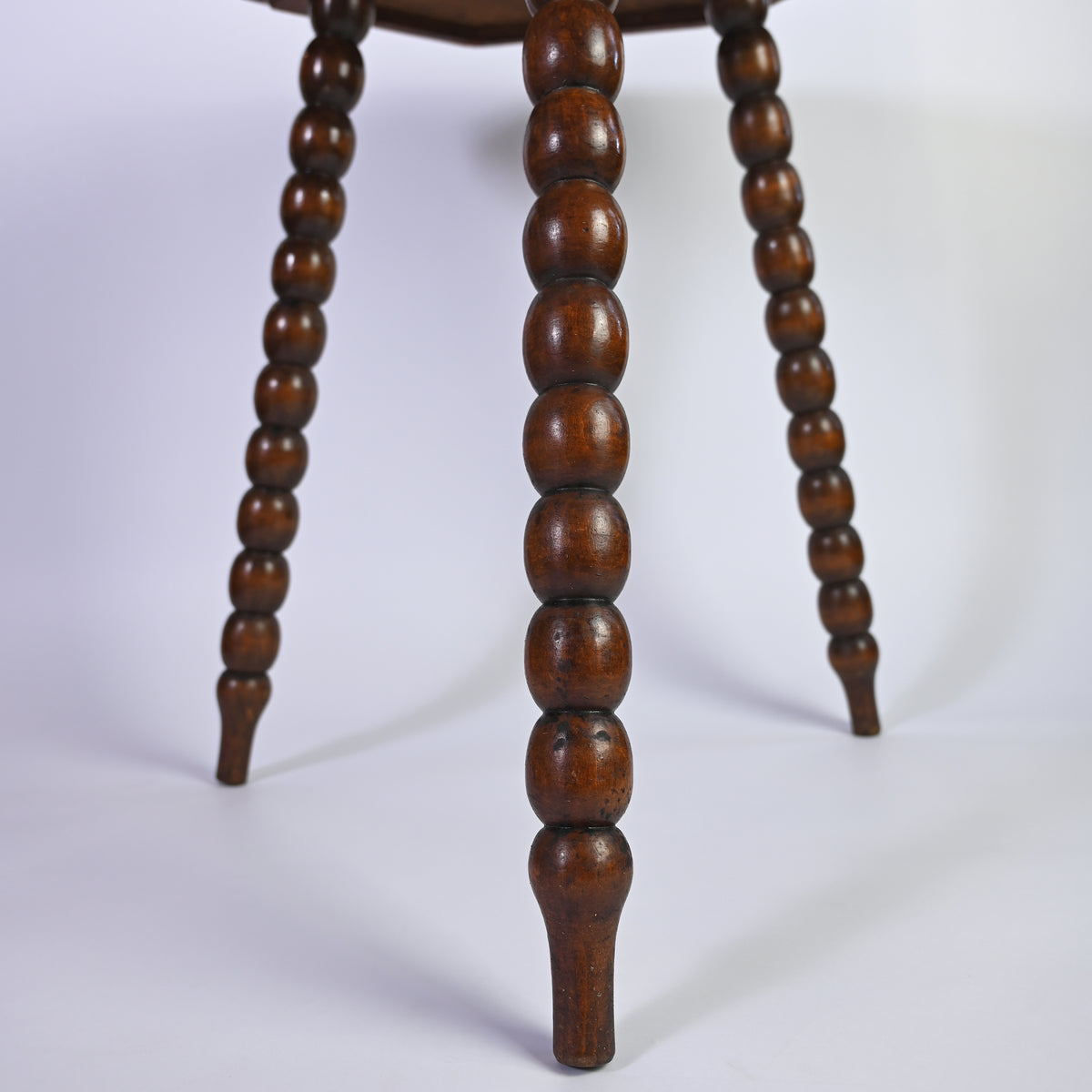 Mahogany Bobbin legged side Table