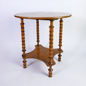 Charming Spool Legged Occasional Table