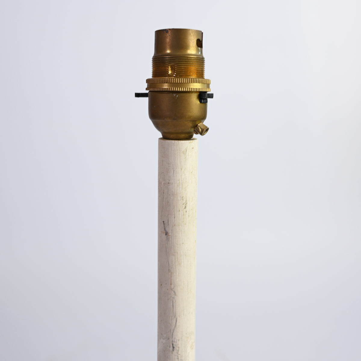 Striped Green Lamp Base
