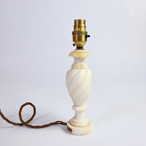 Twisted Marble Lamp Base
