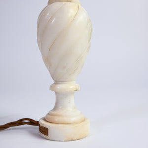 Twisted Marble Lamp Base