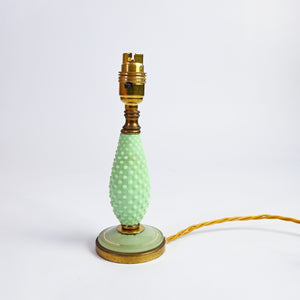 Jade hobnail Lamp Base