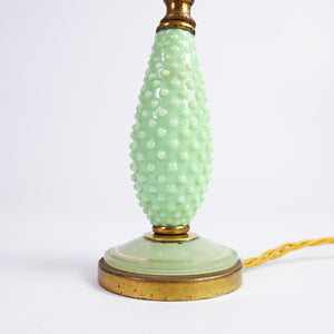 Jade hobnail Lamp Base