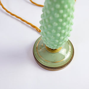 Jade hobnail Lamp Base