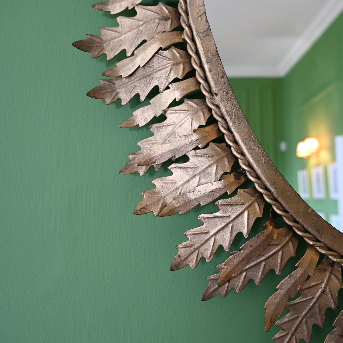 Oval Sunburst Mirror