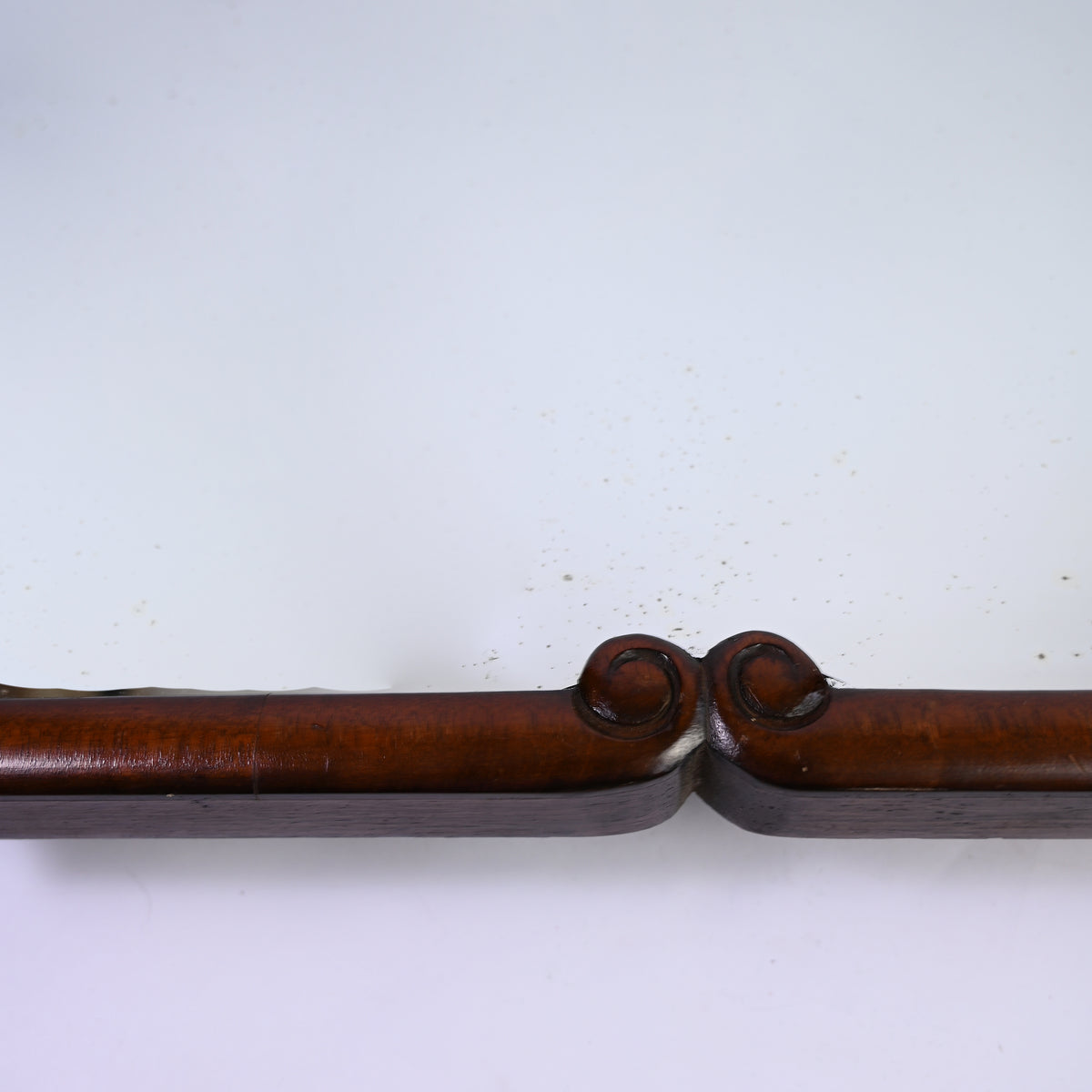Walnut Scalloped Mirror