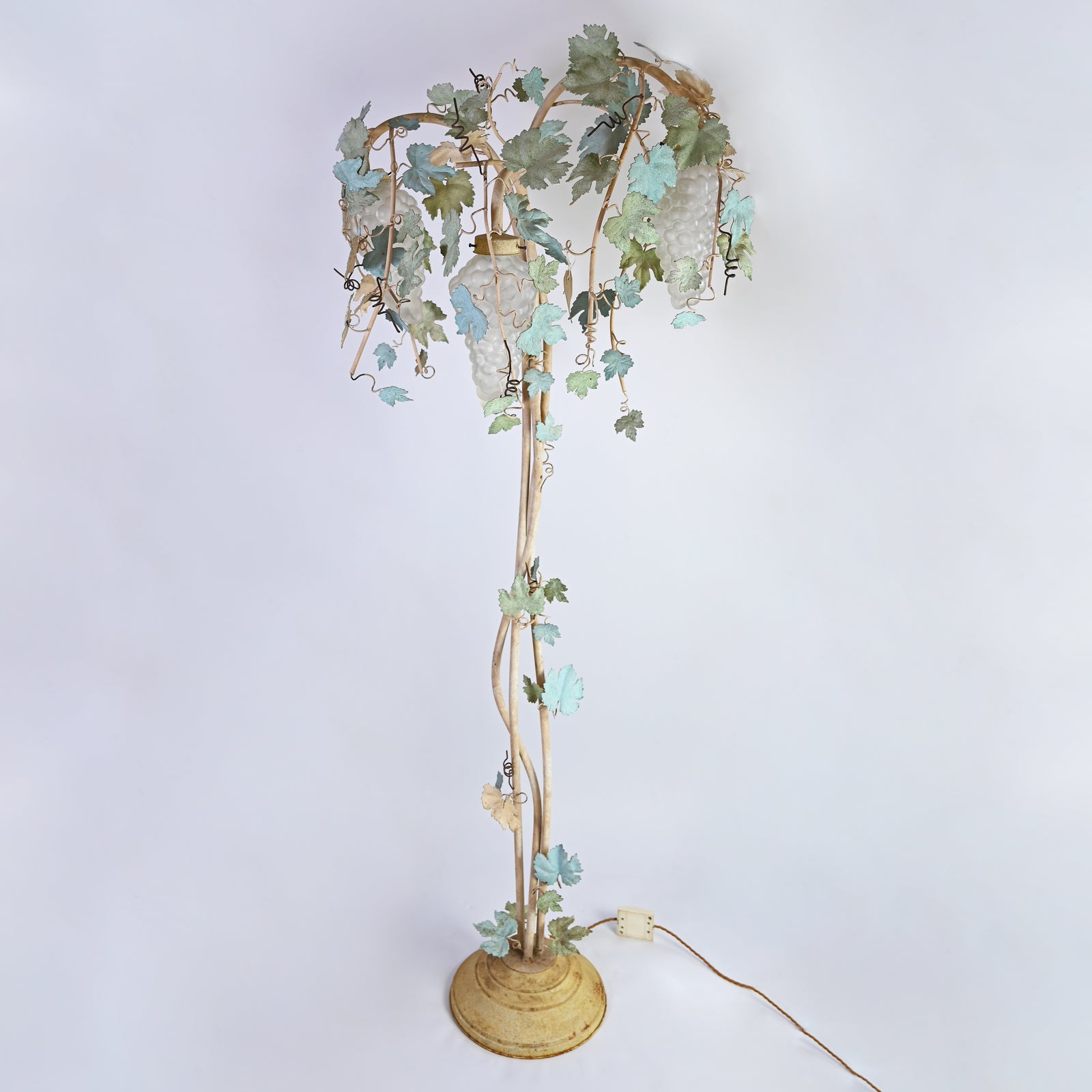 Italian Toleware Vine Floor lamp