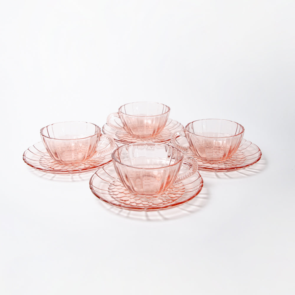 Beautiful French Scalloped Tea Set
