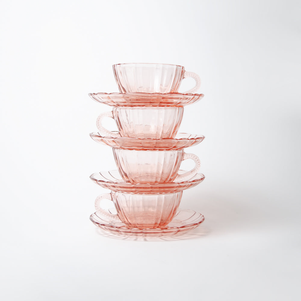 Beautiful French Scalloped Tea Set