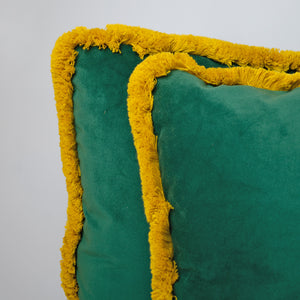 Handmade Emerald Green Cushions