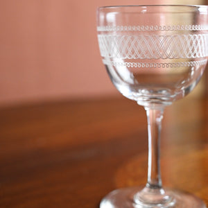 Small Trio Etched Glasses