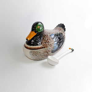 Large Ceramic Duck Serving Tureen