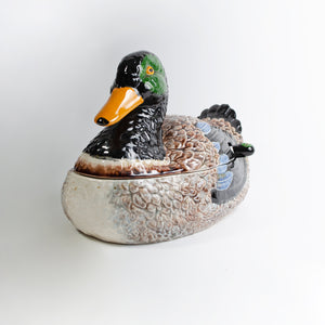 Large Ceramic Duck Serving Tureen