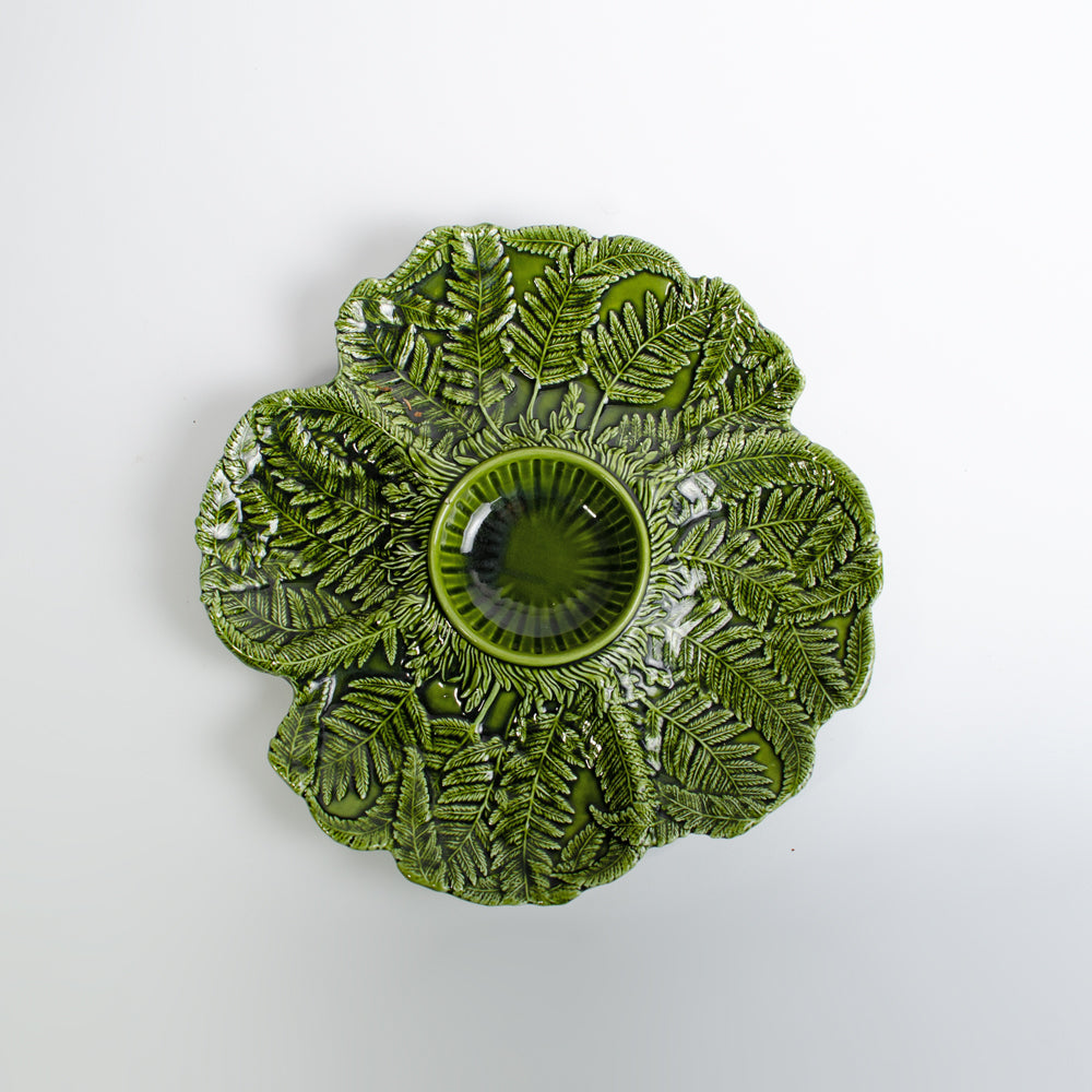 Fern Leaf Serving Plate