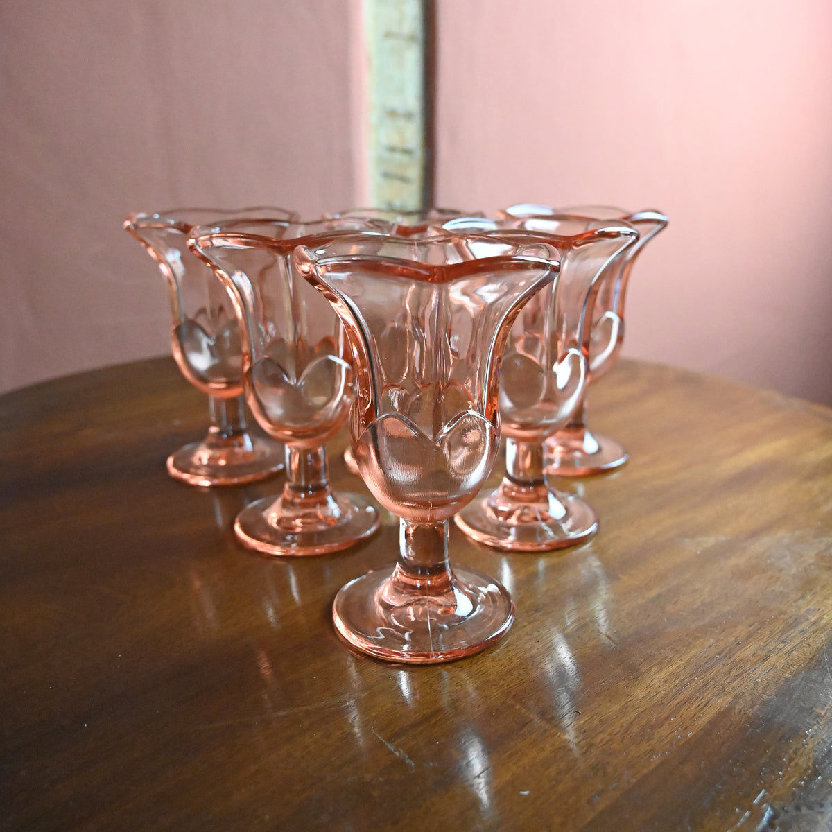 Gorgeous Pink Ice-Cream Dishes