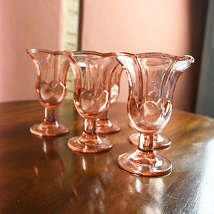 Gorgeous Pink Ice-Cream Dishes
