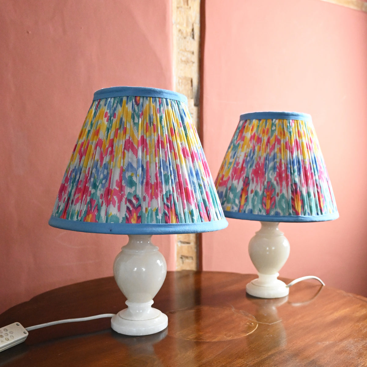 Pair of Marble table lamp bases