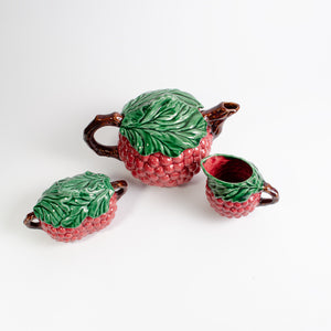 Vintage Raspberry Tea Set