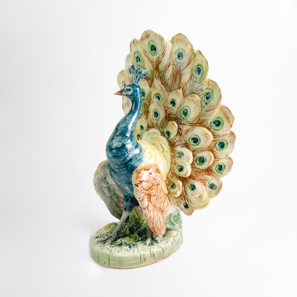 Exquisite Peacock Vase