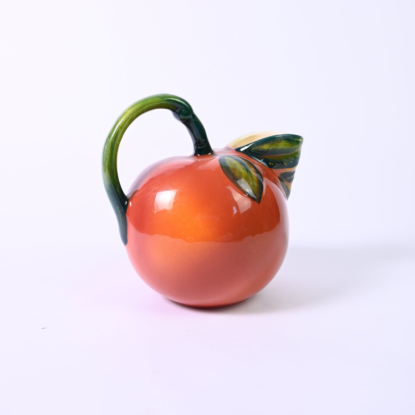 Vintage Italian Orange Jug