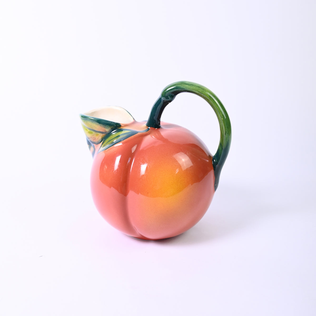 Vintage Italian Orange Jug