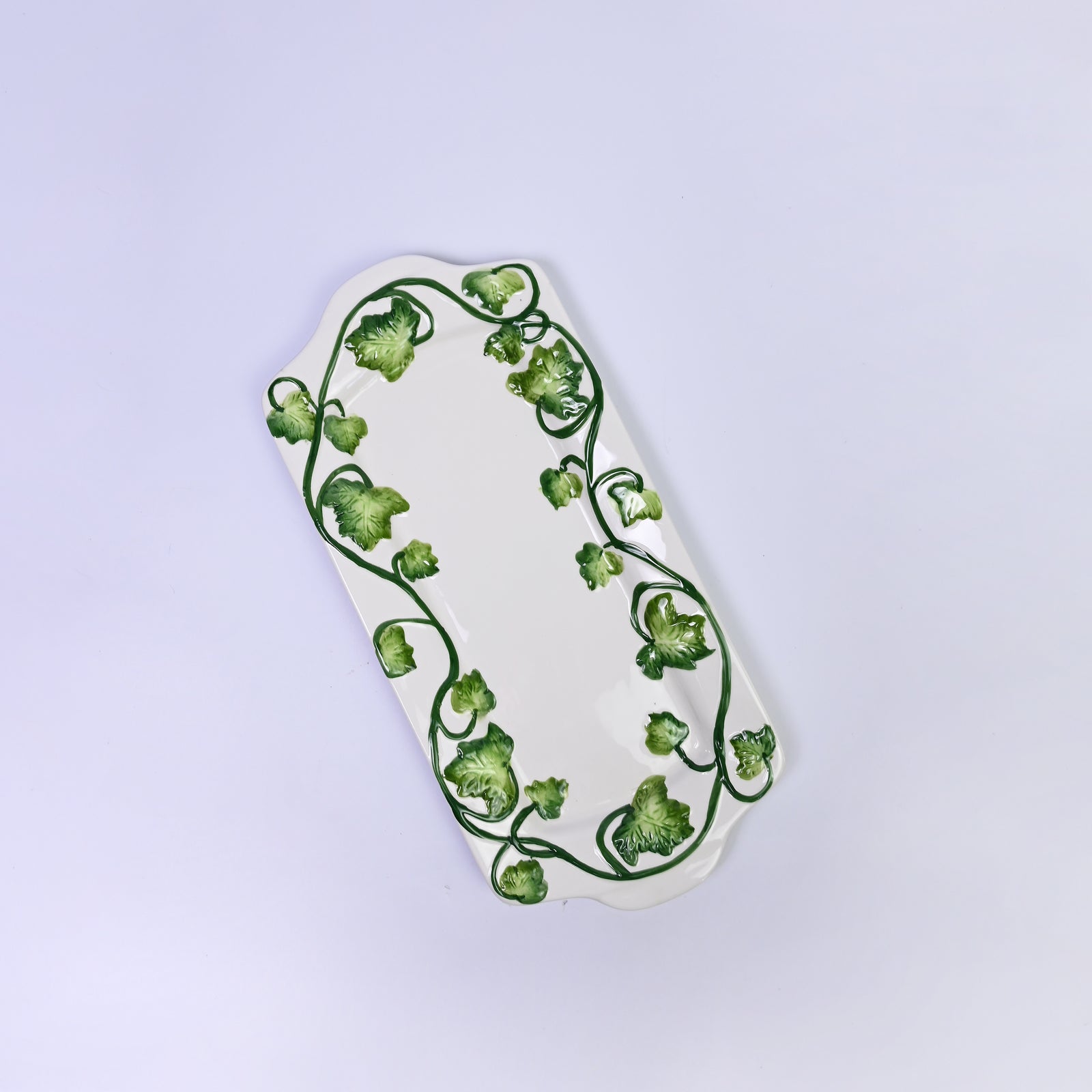 Ceramic Olive Vine Platter