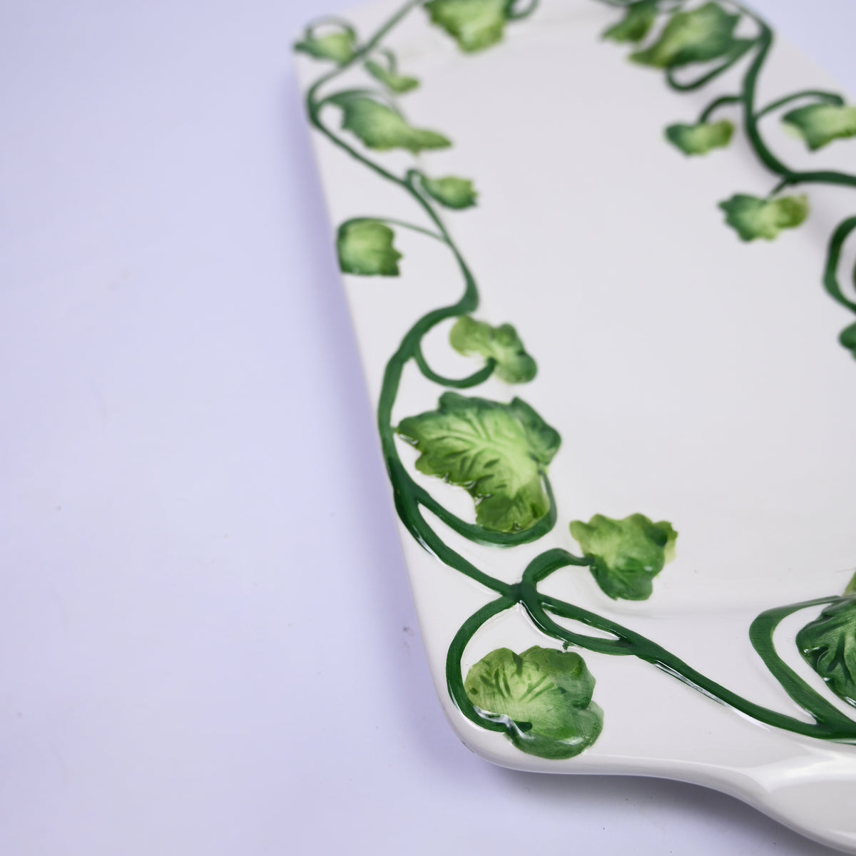 Ceramic Olive Vine Platter