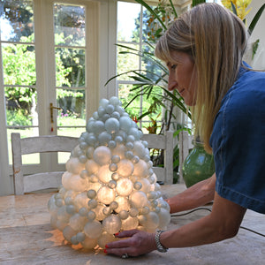 Rare Glass Grape Chandelier