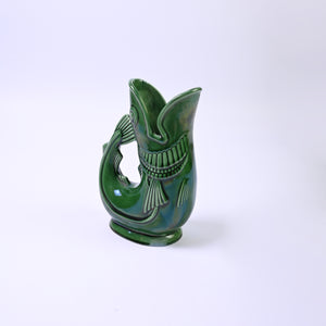 Jade Green Vintage Gluggle Jug