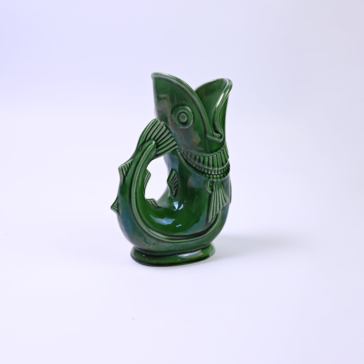 Jade Green Vintage Gluggle Jug