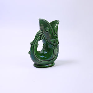 Jade Green Vintage Gluggle Jug