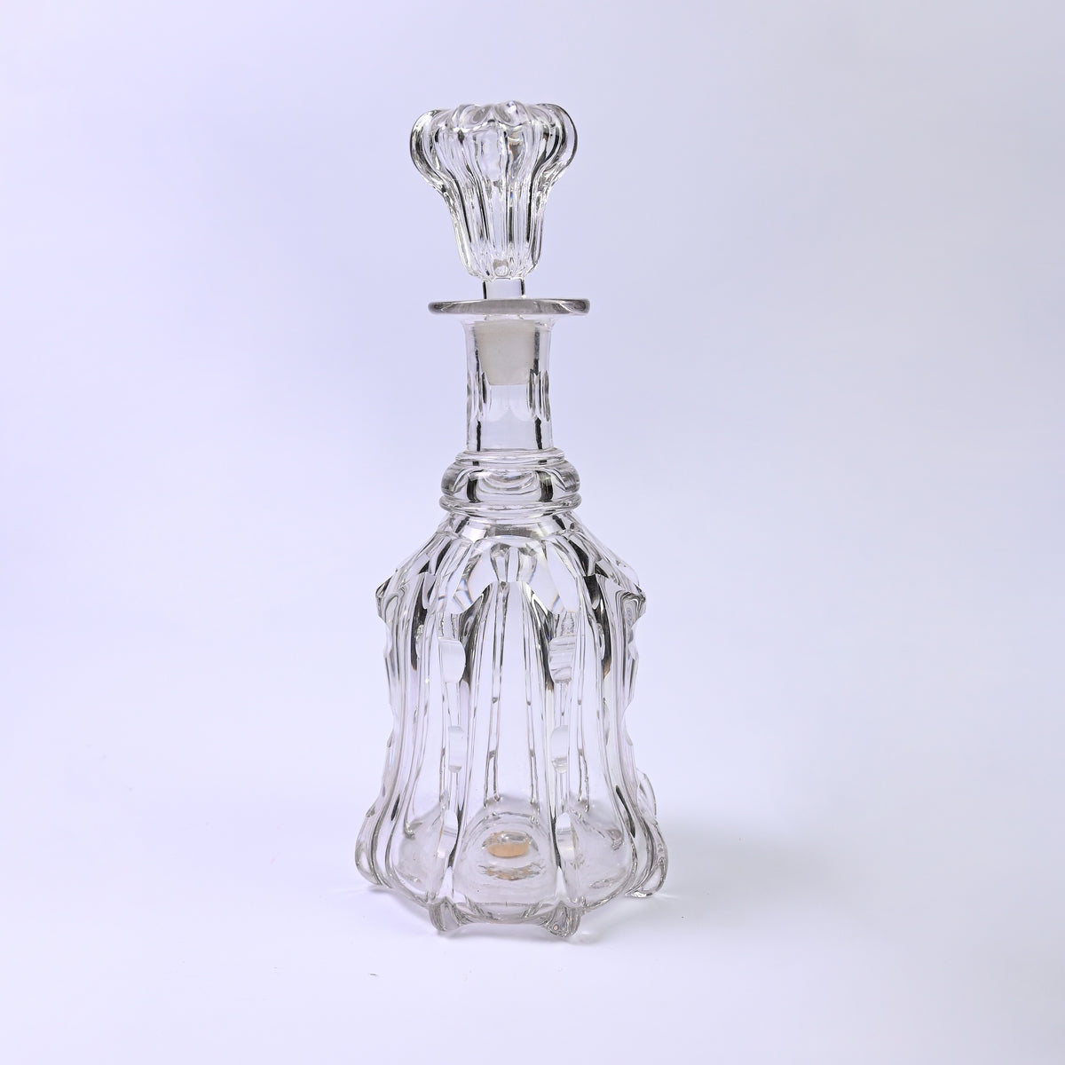 Elegant Cut Glass Decanter