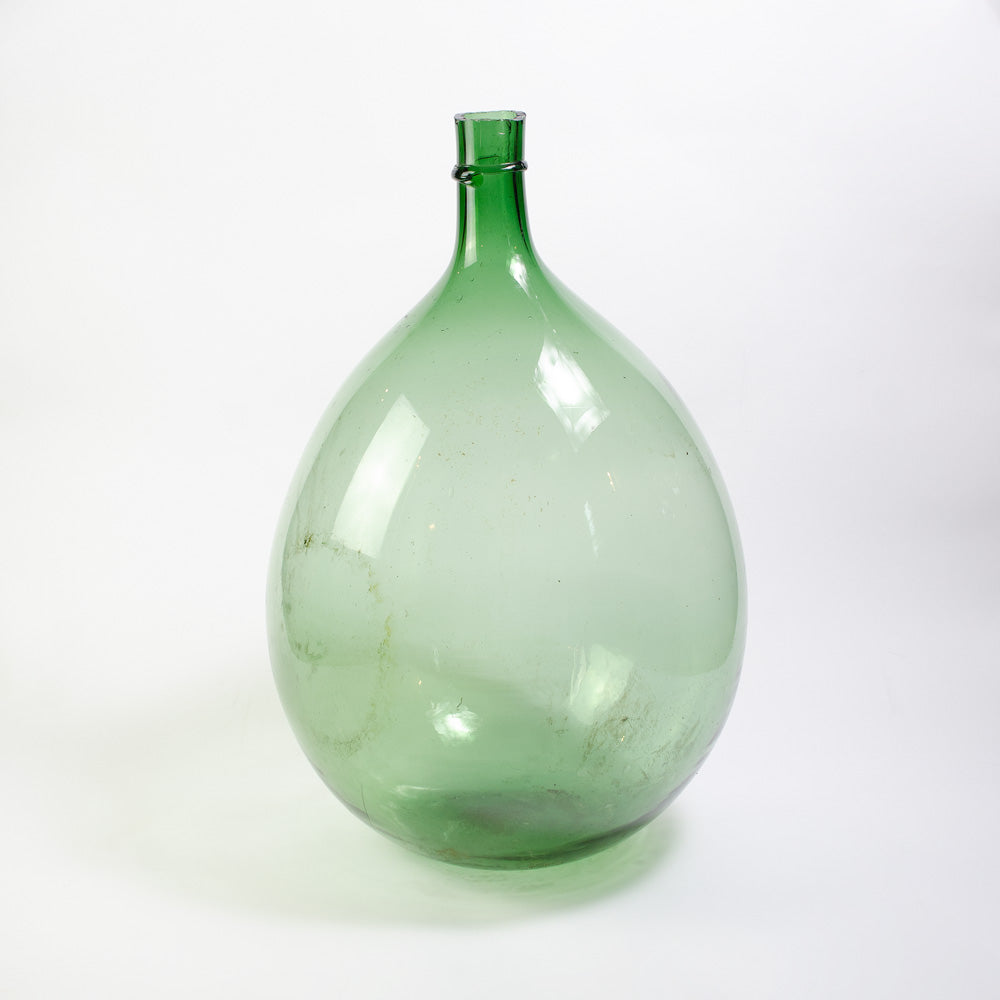 Rare antique cut top Demijohns