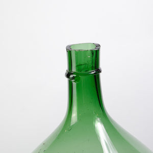 Rare antique cut top Demijohns