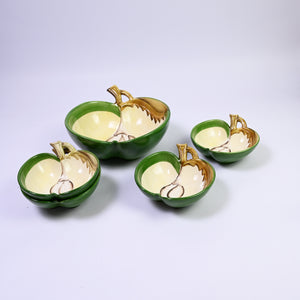 Set of Vintage Apple Bowls
