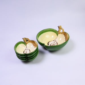 Set of Vintage Apple Bowls