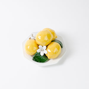 Plate of Vintage Italian Lemons