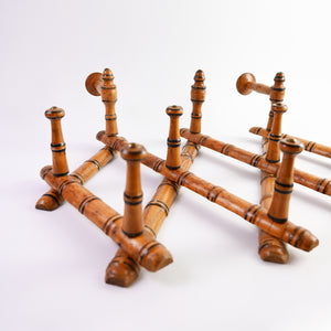 Bamboo Concertina Coat Rack