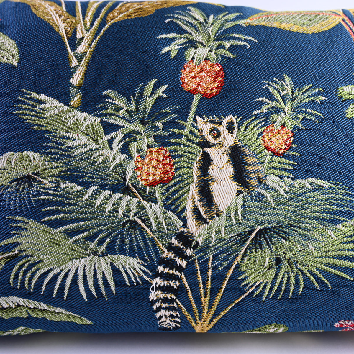 Luxiourious Teal Jungle Cushion