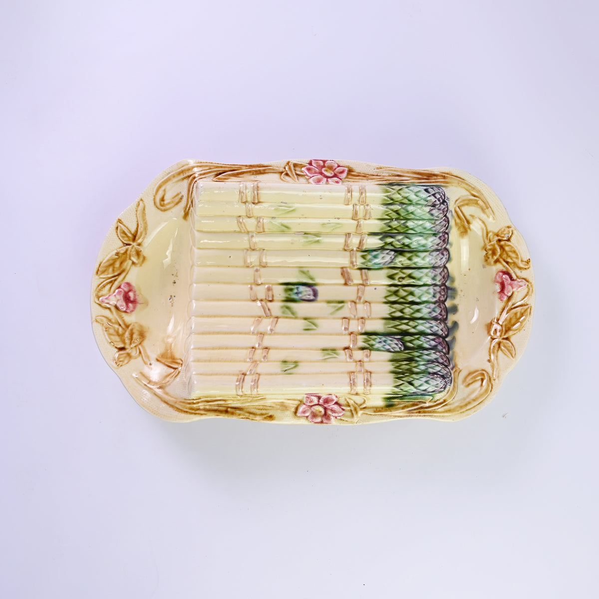 Beautiful Vintage  Asparagus Platter