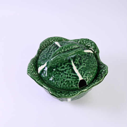 Cabbage Leaf Bowl with Lid