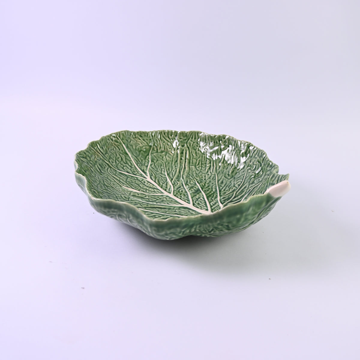 Large Cabbage Leaf Serving Bowl