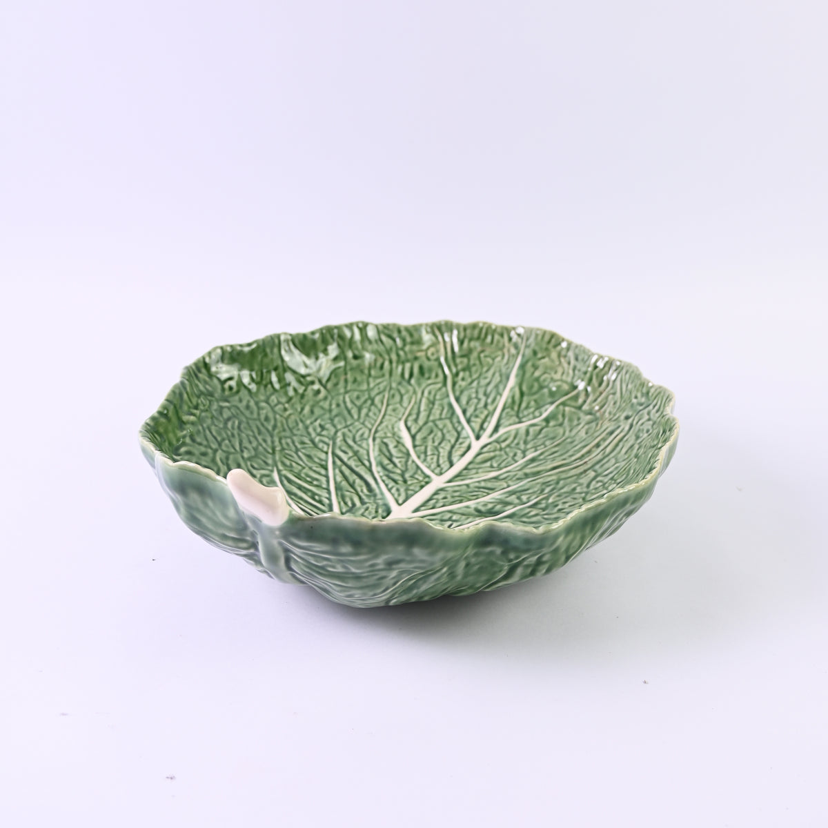 Large Cabbage Leaf Serving Bowl