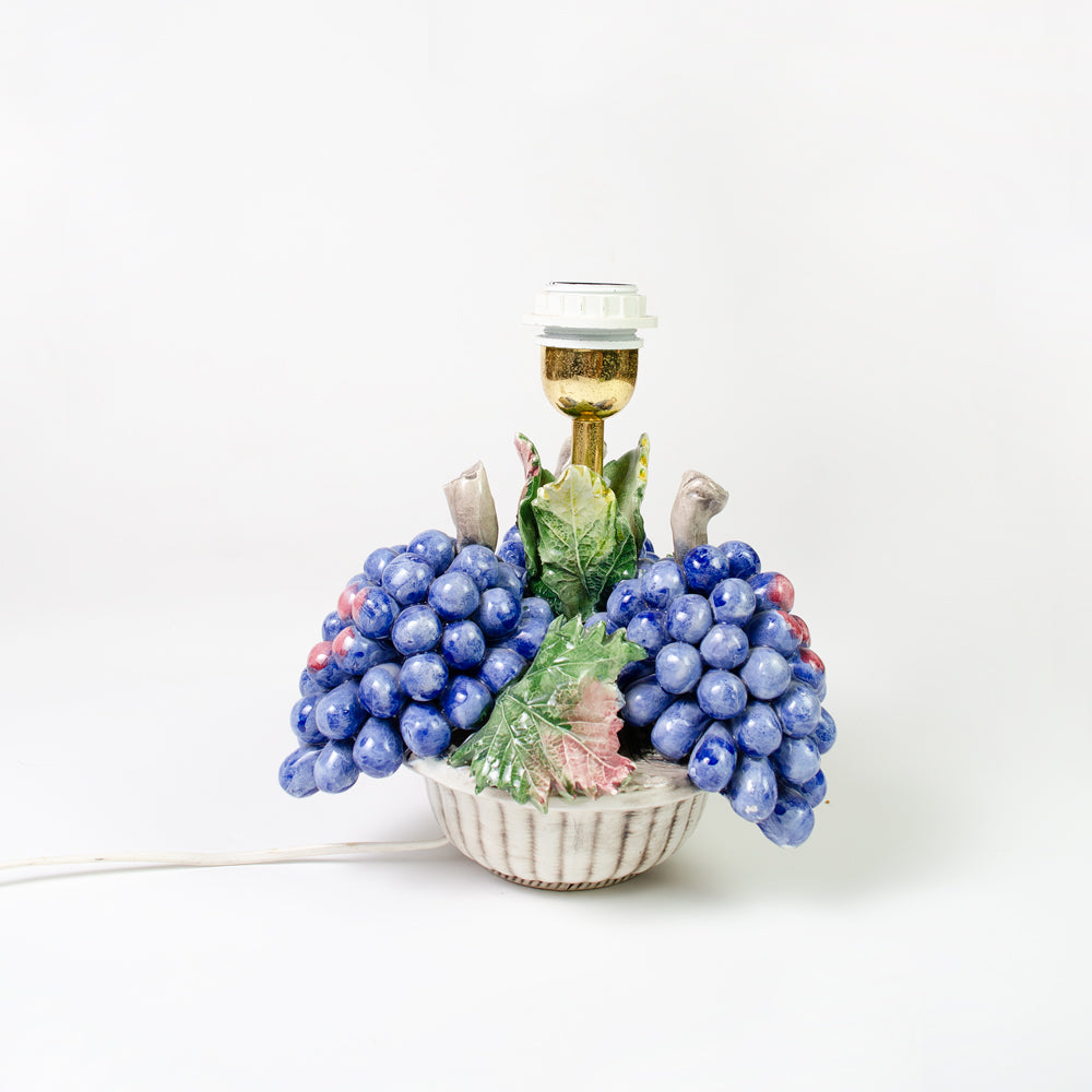 Ceramic Hand painted Fruit Lamp stand