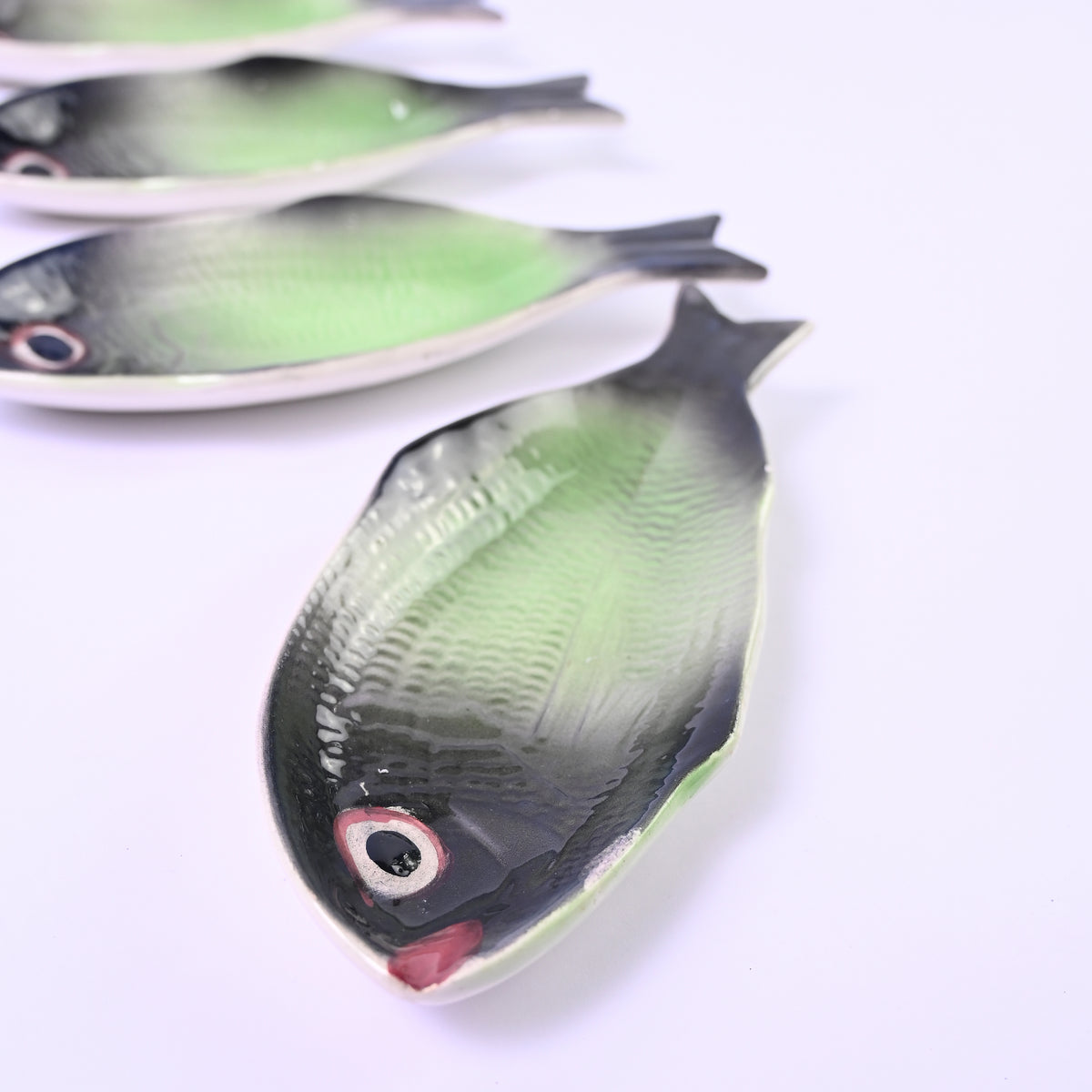 Green Fish Side Plate set