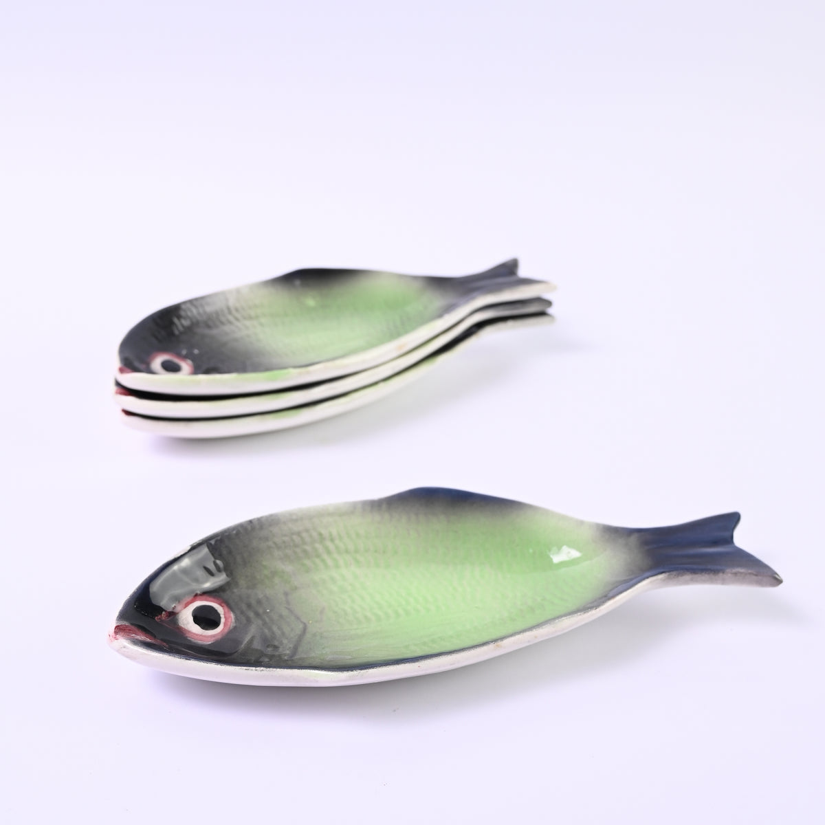 Green Fish Side Plate set