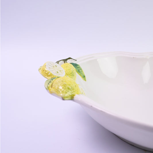 Lemon Large Serving Bowl