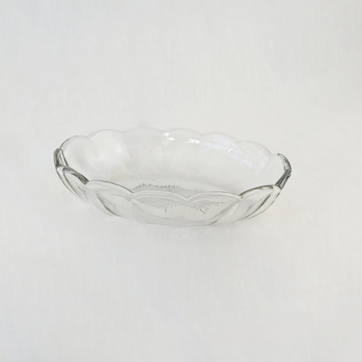 Small Oval Glass Bowl