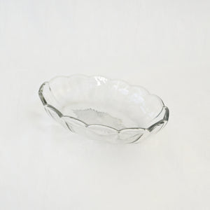 Small Oval Glass Bowl
